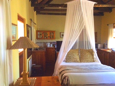 View of Karoo Cottage guesthouse comfortable bedroom