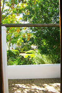 View of Karoo Cottage guesthouse garden view